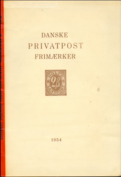 Danske privatpost frimærker 1954